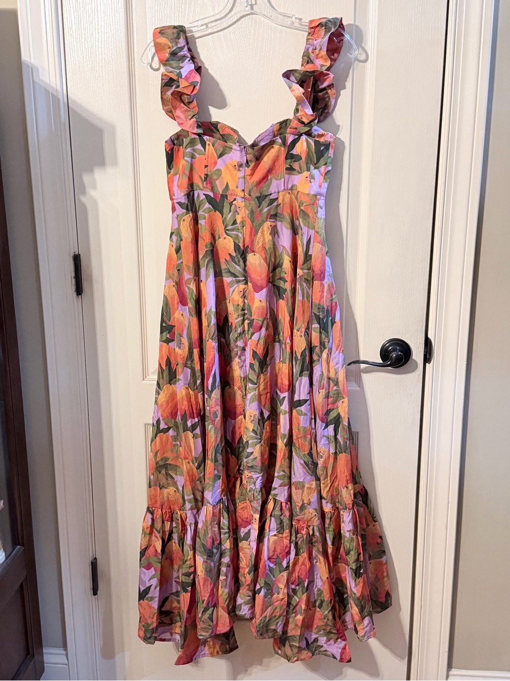 NWT Farm Rio Mango Macaws Maxi Dress SZ S - Picture 4 of 5